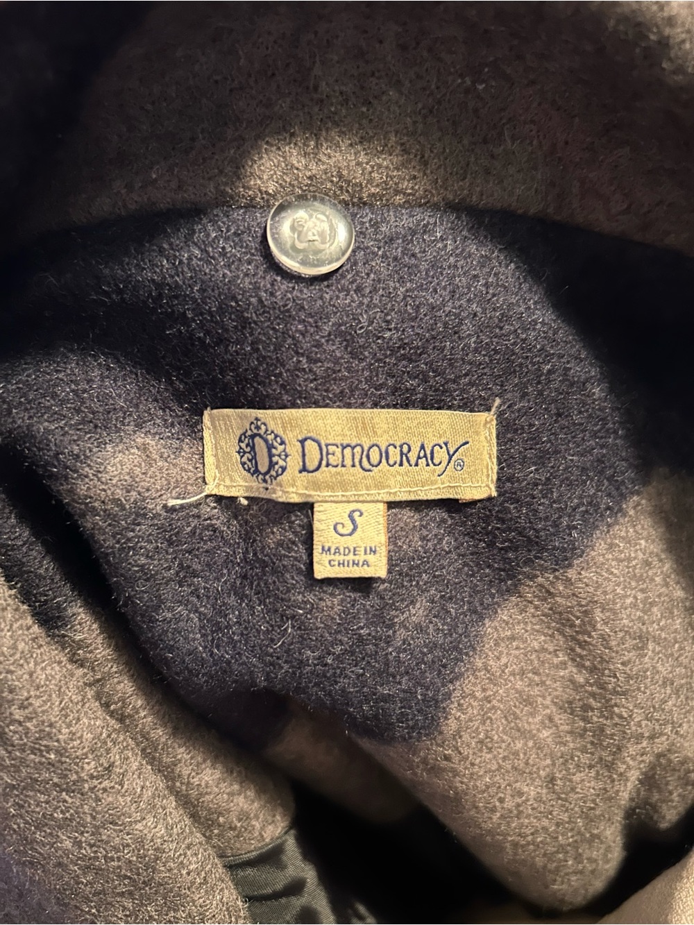 Democracy Women's Wool-Blend Long Vest Fitting size medium/large